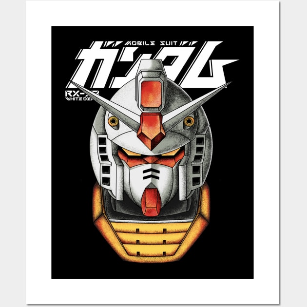 gundam rx 78 Wall Art by opoyostudio